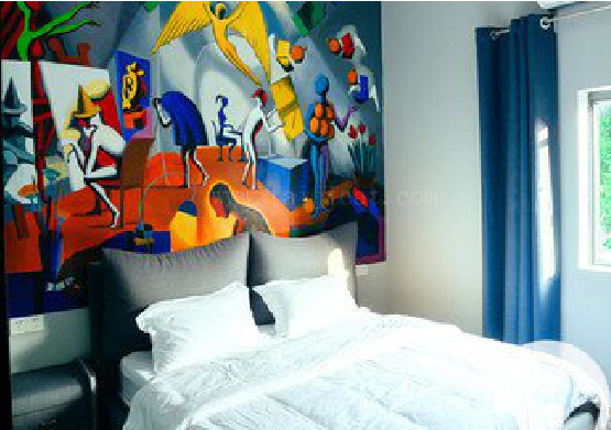 吴堡对于酒店的墙体彩绘而言更注重哪些方面？