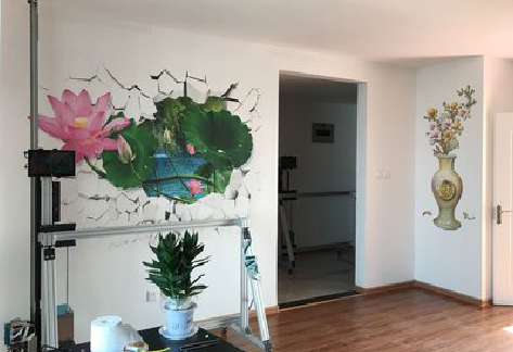 吴堡墙体彩绘相比墙纸的优势。