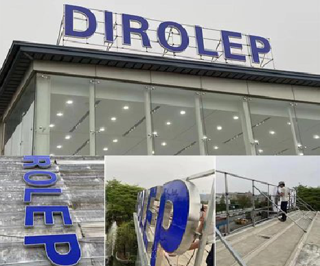 吴堡楼顶发光字安装的注意事项。